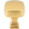 Jeffrey Alexander 1-1/8" Overall Length Brushed Gold Square Audrey Cabinet Knob 278BG - alternate 6